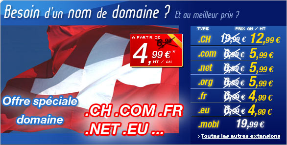 Engregistrer votre nom de domaine.
