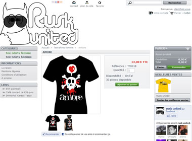Boutique en ligne Rusk United
