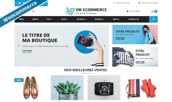 thèmes boutique WooCommerce