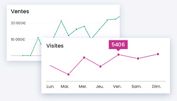 Statistiques boutique en ligne