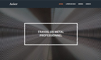 Template site artisan metallurgie